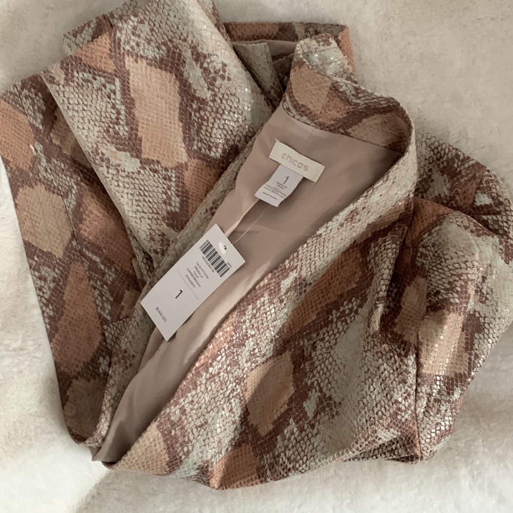 Chico’s Faux Python Jacket - Picture 7 of 12